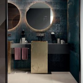 Serenissima Ceramiche “Metallo Lamiera Mix Nero”