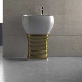 DIVA lavabo con colonna- Ceramica Ala